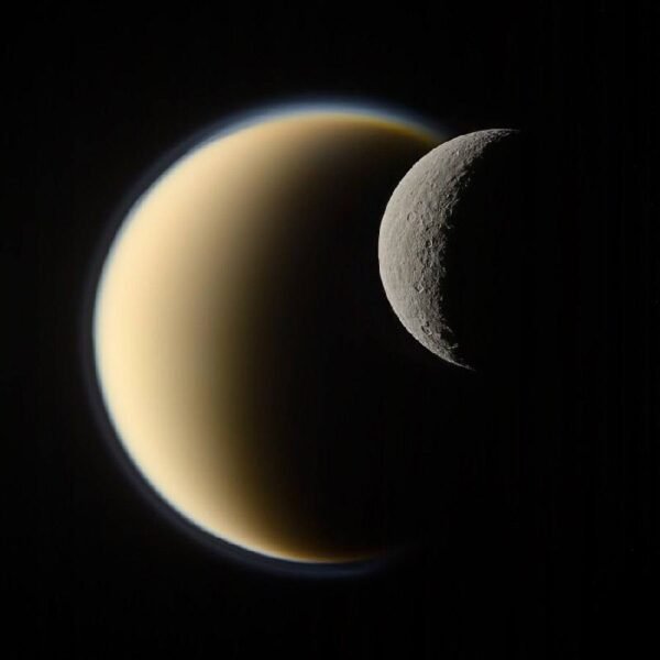 3083 Titan Ir Rhea Saturno Mėnulių Stebuklai