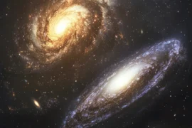 Andromedos Ir Musu Galaktikos Susidurimas W