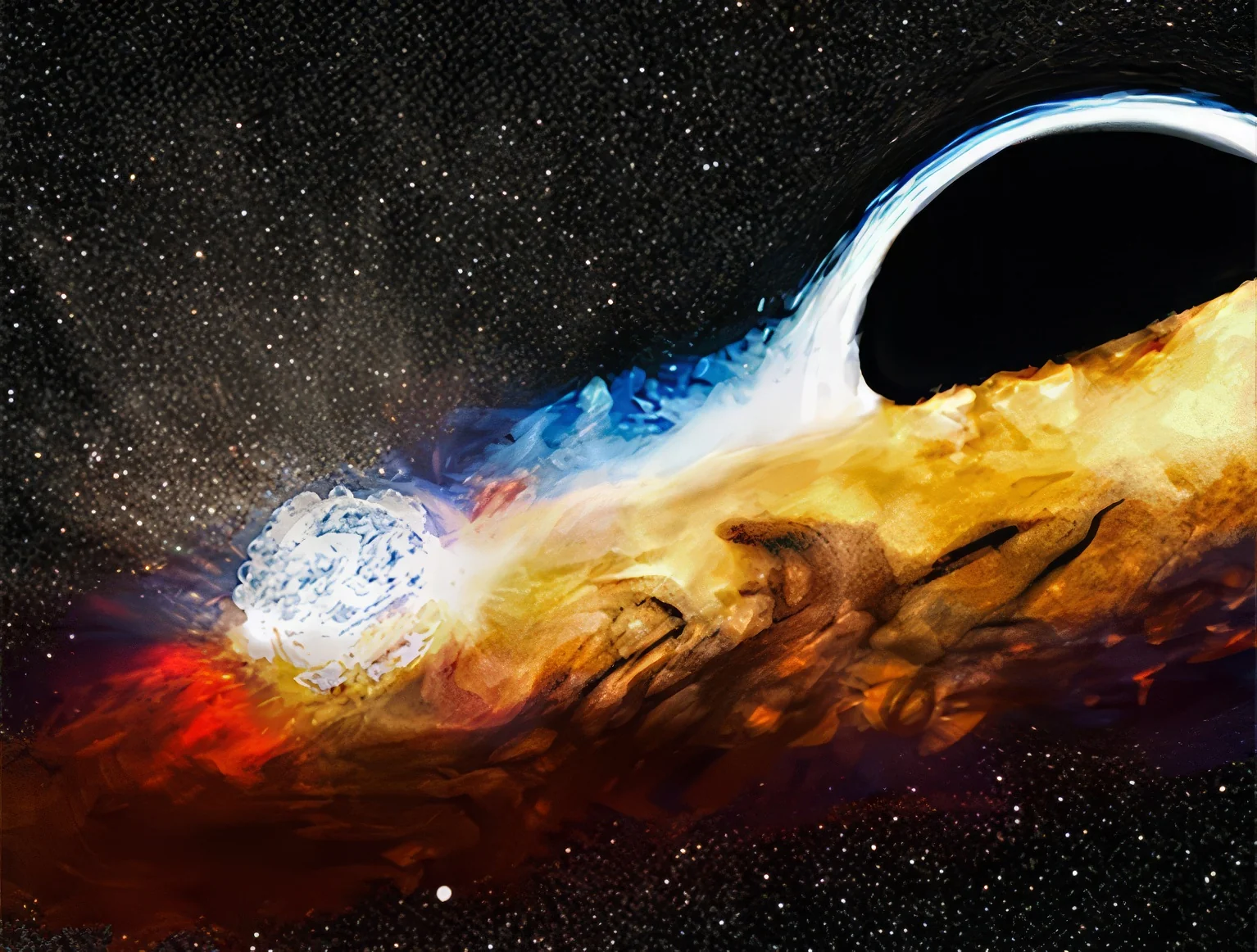 Netikėtas Juodosios Skylės Elgesys Žvaigždės Sunaikinimas Už 600 Milijonų Šviesmečių