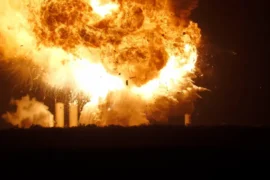 Spacex Raketos Sprogimas Per Bandymus Teksase