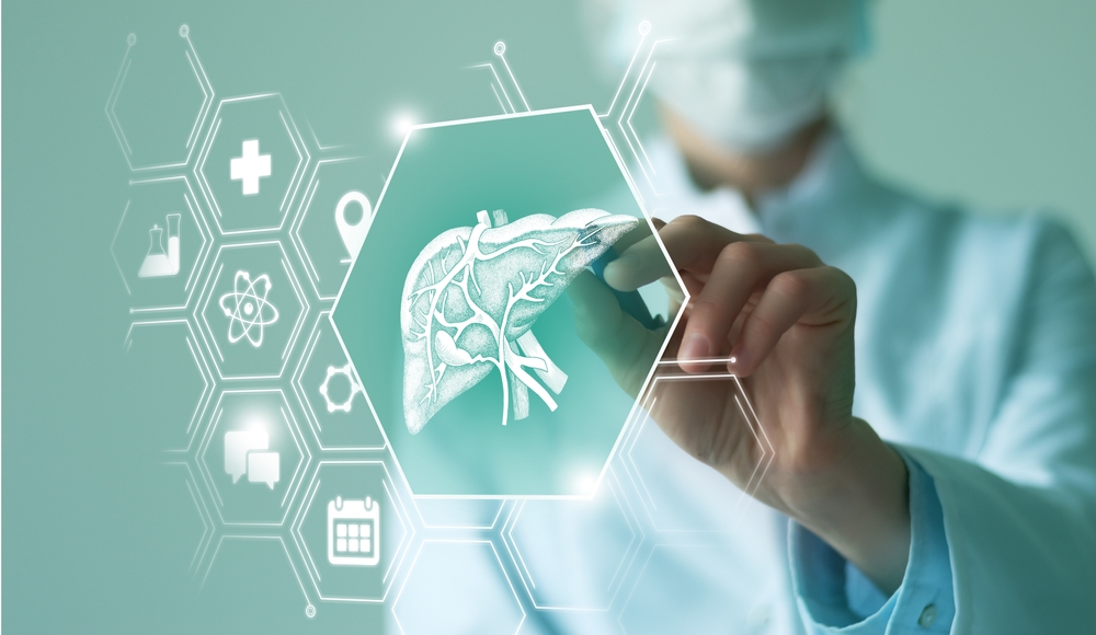 Telemedicine,and,human,liver,recovery,concept.,neutral,color,palette,,copy