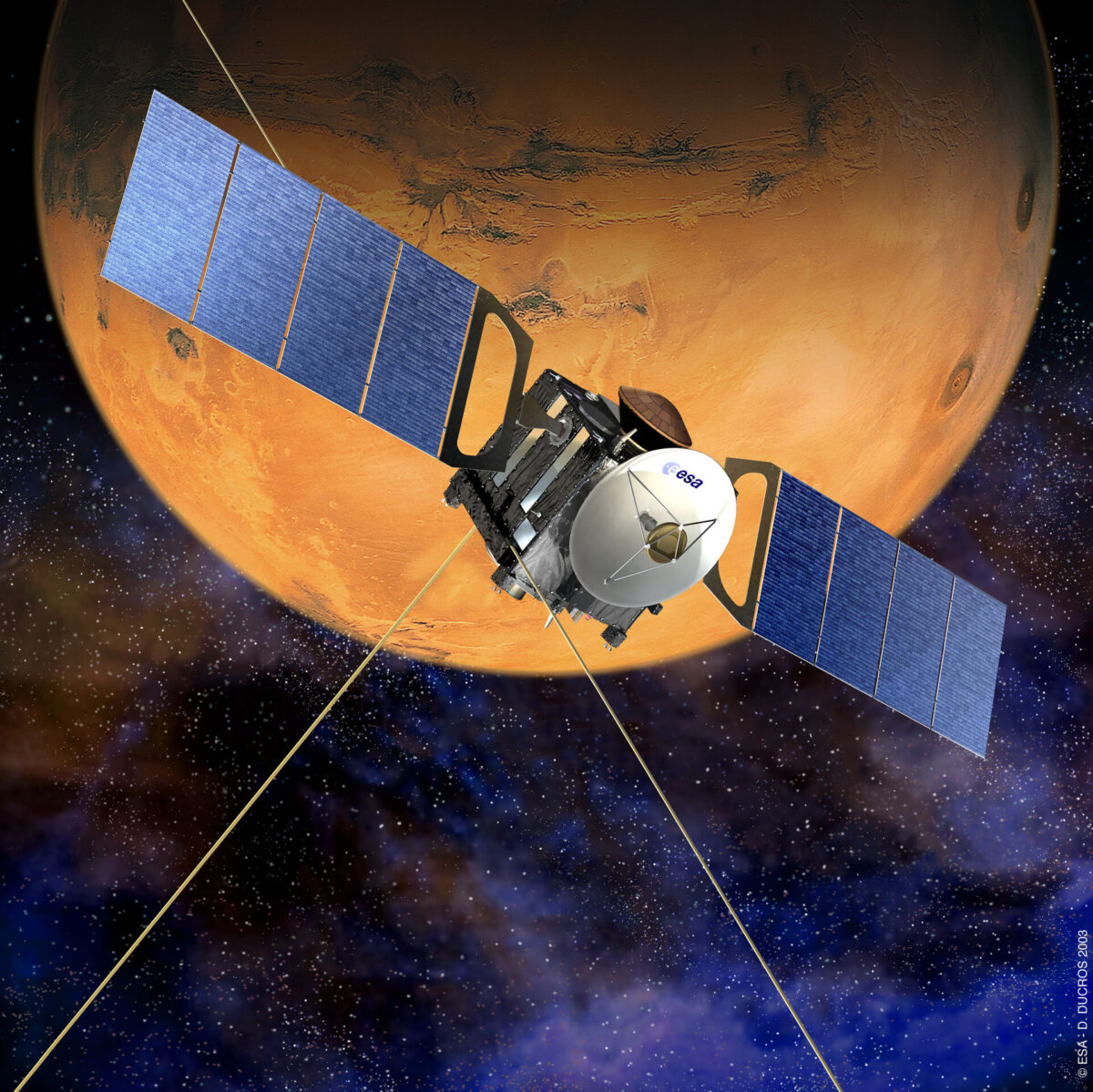 Mars Express Atskleidžia Marso Paviršiaus Detales