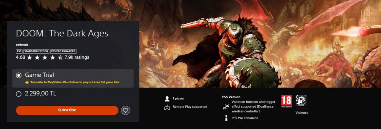 16672 Ps Plus Deluxe Prenumeratoriai Gali Išbandyti Doom The Dark
