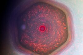 3219 Saturno šiaurės Poliarinis Sūkurys Ir še