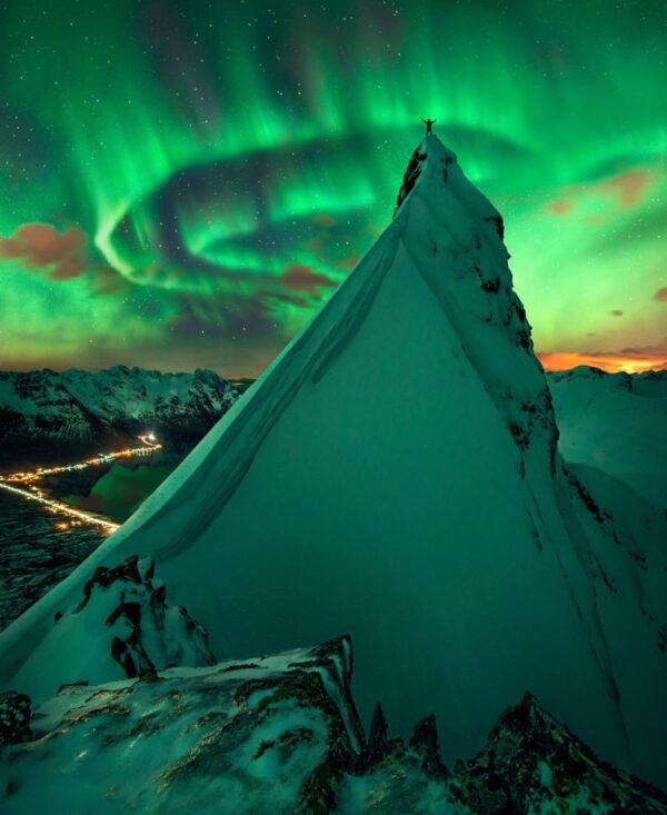 3232 Aurora Borealis Spalvų Magija Norvegijoj