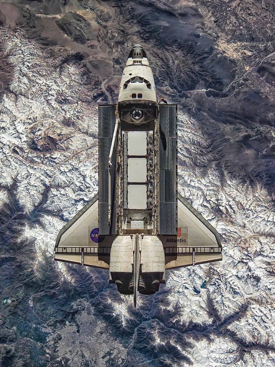 3949 Erdvėlaivis Atlantis Virš Čilės Andų Pas