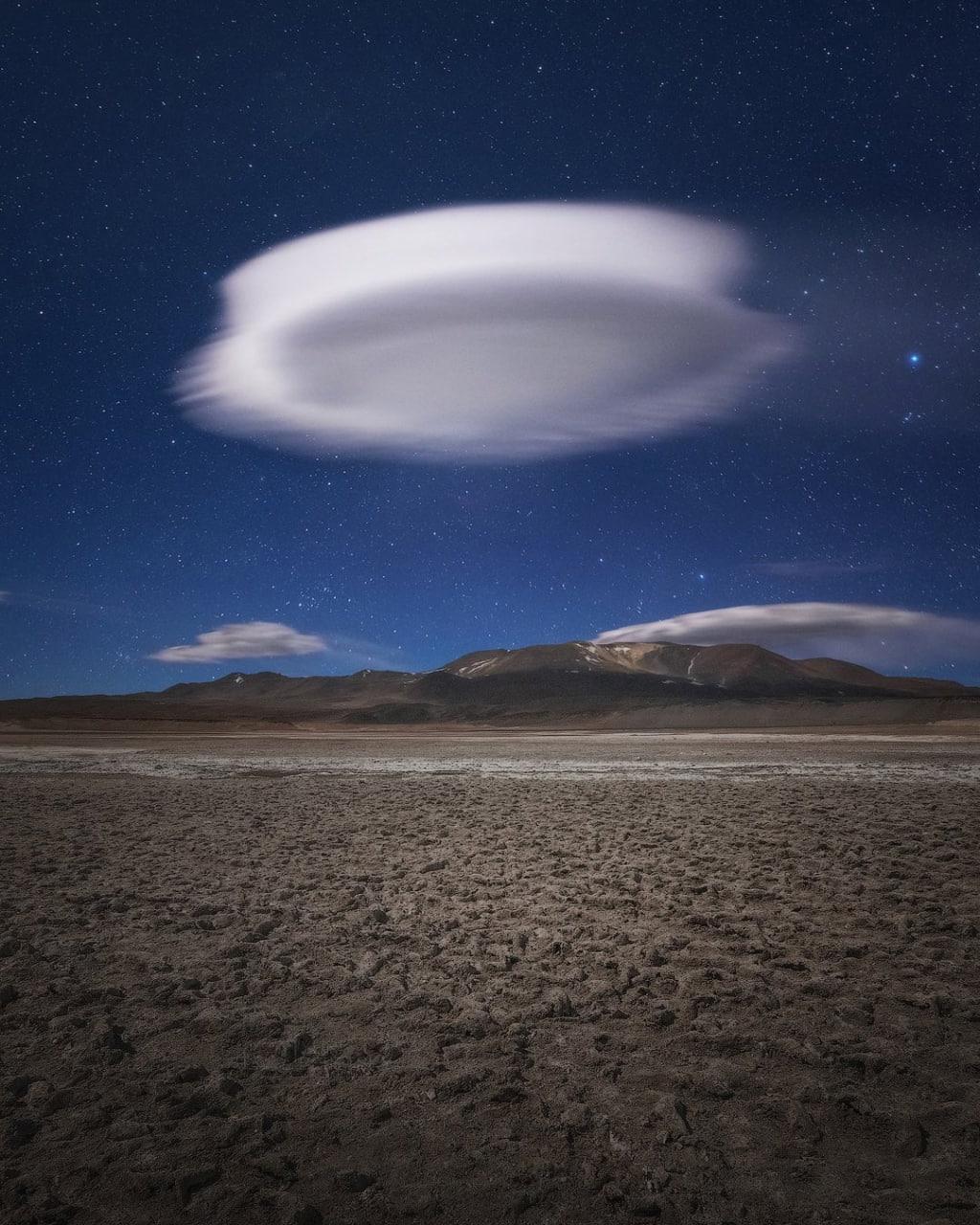 3969 Unikalus Gamtos Vaizdas Lęšiniai Debesy