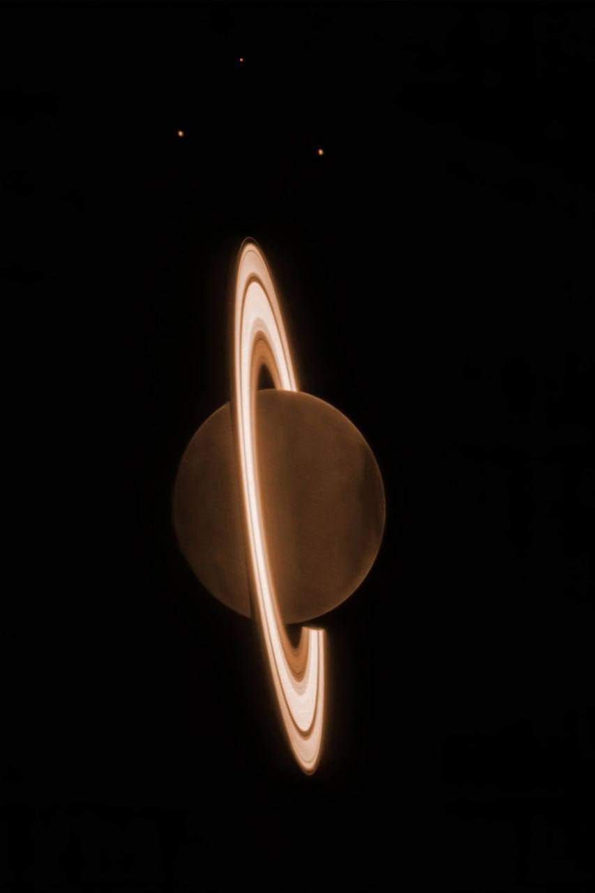 4031 Saturno žiedų Grožis James Webb Teleskopo Nuotraukoje