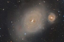 4035 Linzės Formos Galaktika Pėč A Užfiksuota Teleskopu