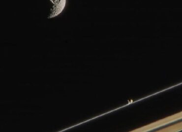 4046 Saturno Palydovas Mimas Kosminis Stebuklas