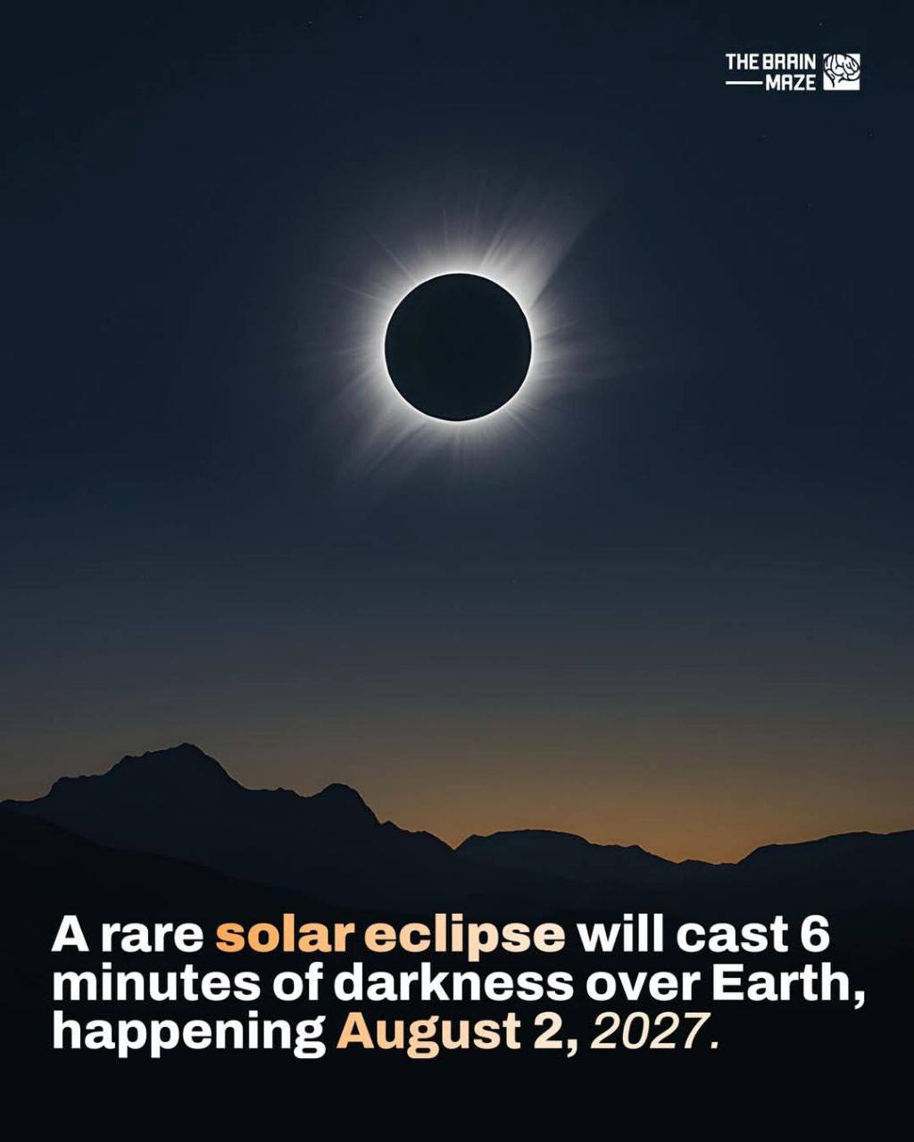 4050 Nepakartojamas Saulės Užtemimas 2027 Met