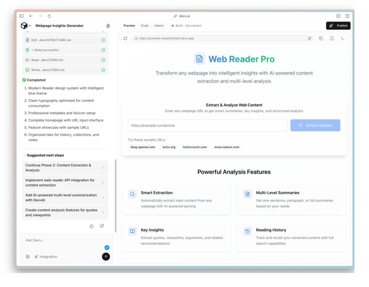 Devv – naujas įrankis AI paslaugų kūrimui
