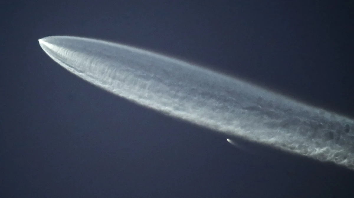 Tarptautinė Kosminė Stotis Užfiksavo Raketos Paleidimą į Kosmosą