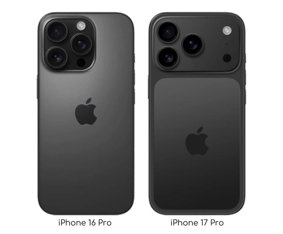 19344 Iphone 16 Pro Ir Iphone 17 Pro Dizaino Palyginimas