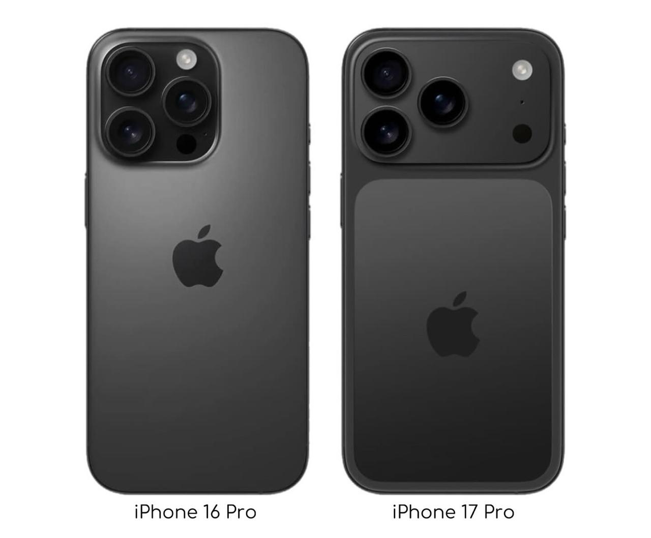 19344 Iphone 16 Pro Ir Iphone 17 Pro Dizaino Palyginimas