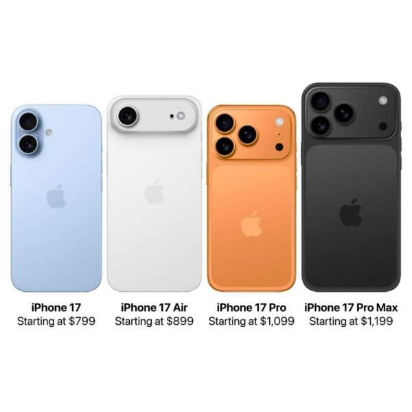 19352 Naujoji Iphone 17 Serija Kainos Ir Dizaino Pokyčiai