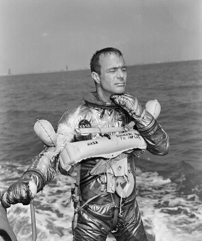 4066 M Scott Carpenter Pasiruošimas Mercuryatlas7 Misijai