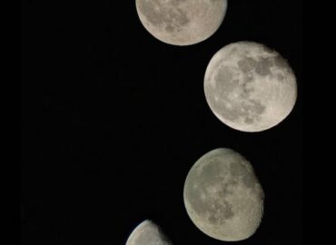 4102 Mėnulio Fazių Koliažas Grožis Ir Mokslas