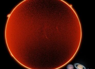 4182 Saulės Sistemos Planetų Ir Saulės Dydžių Palyginimas