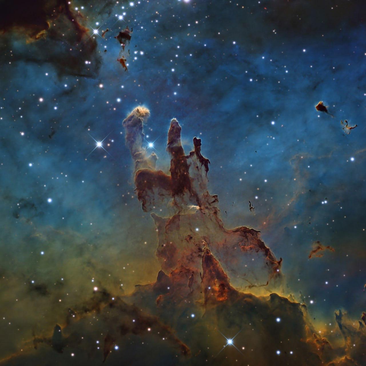 4199 Įspūdingas Kosmoso Vaizdas Stulpai Kūrybos Nuotraukoje