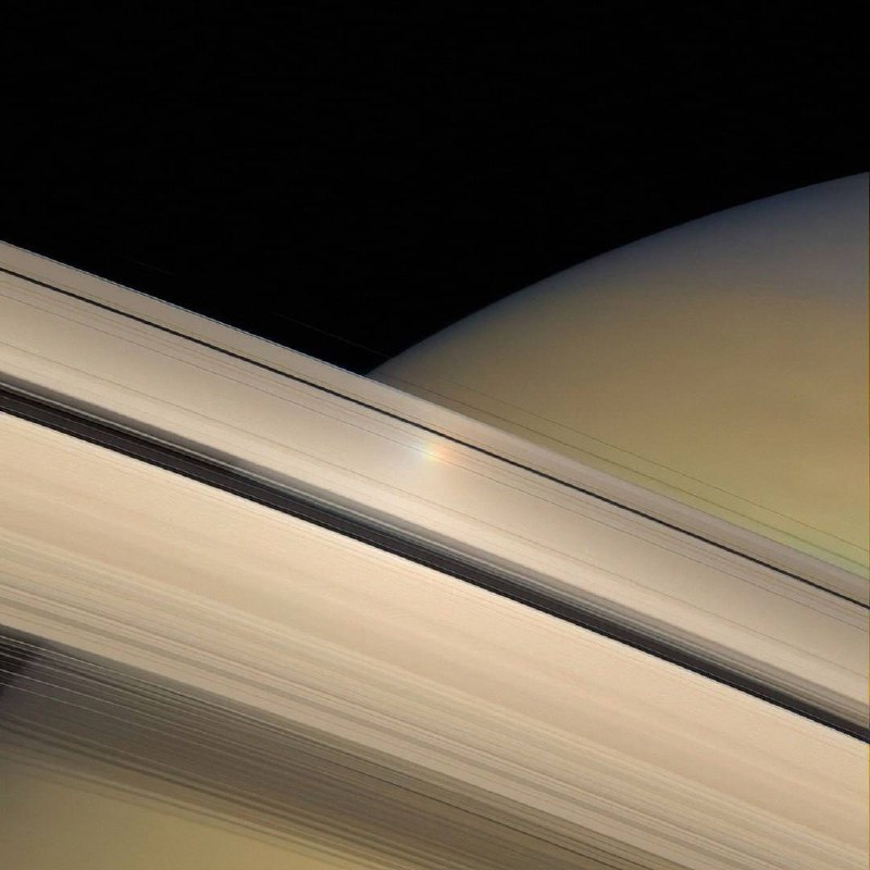 4201 Unikali Cassini Nuotrauka Spalvų žaismas Saturno žieduose