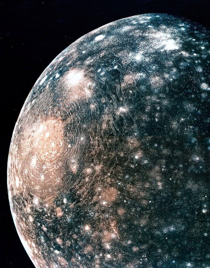 4205 Valkalos Krateris Didžiausias Smūginis Krateris Kalisto Pav