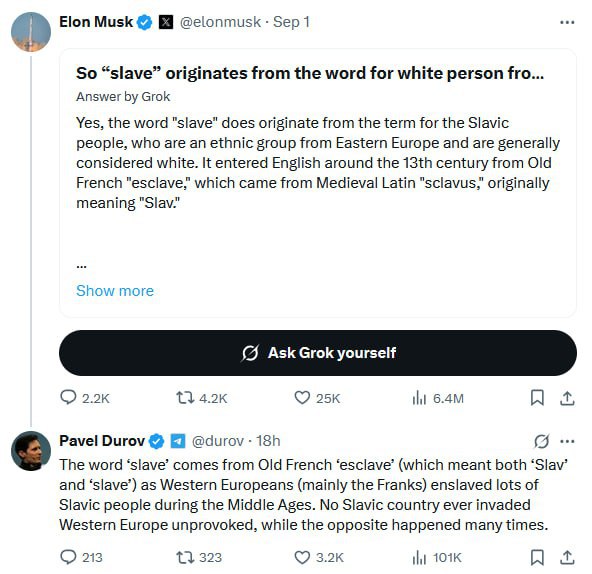 5205 Pavelas Durovas Ir Elonas Muskas Susiginčijo Dėl Slavų Istor