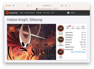 5325 Hollow Knight Silksong Pelnė Rekordinius įvertinimus