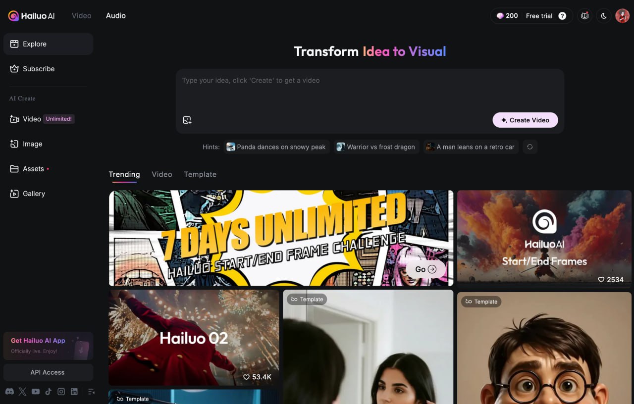 5358 Hailuo Ai Pristato Savaitę Nemokamo Prieigos Prie Video Gene