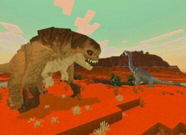 5414 Naujas Minecraft Papildymas Pristato Dinozaurus