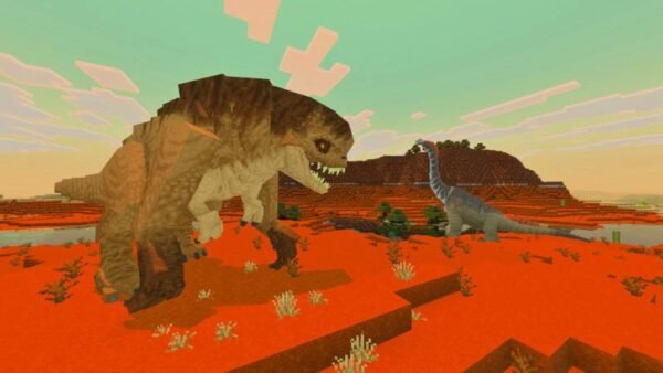 5414 Naujas Minecraft Papildymas Pristato Dinozaurus