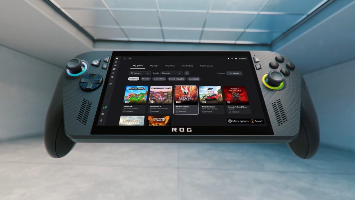 Naujas nešiojamas Xbox ROG Ally X pristatytas rinkai