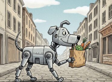 688 Robotai šunys Pradeda Siuntų Pristatymą Šveicarijoje