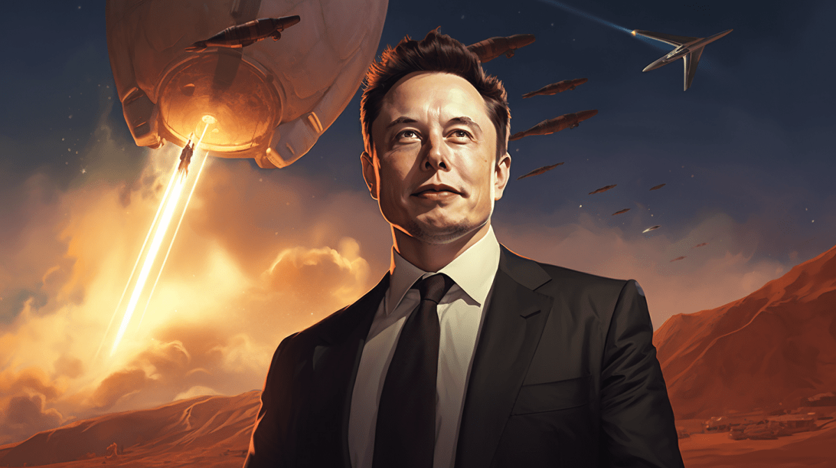 Elono Musko Vizija žmonija žengia į žvaigždes