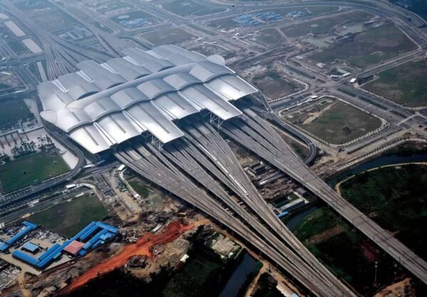 Guangzhou Pietų Geležinkelio Stotis Moderniame Transporte
