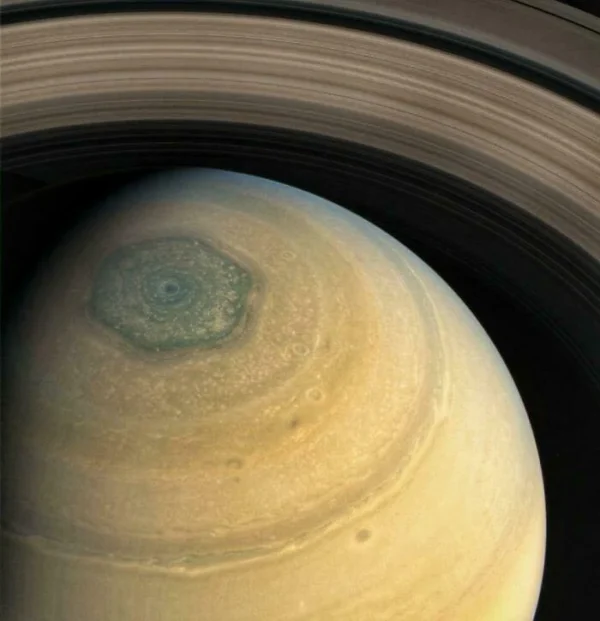 Saturno šešiakampis Poliarinis Sūkurys Neįprastos Planetos Ypatybės