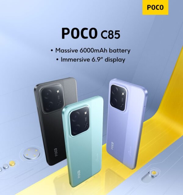 Xiaomi Pristatė Naują Biudžetinį Poco C85 Su Galinga Baterija J