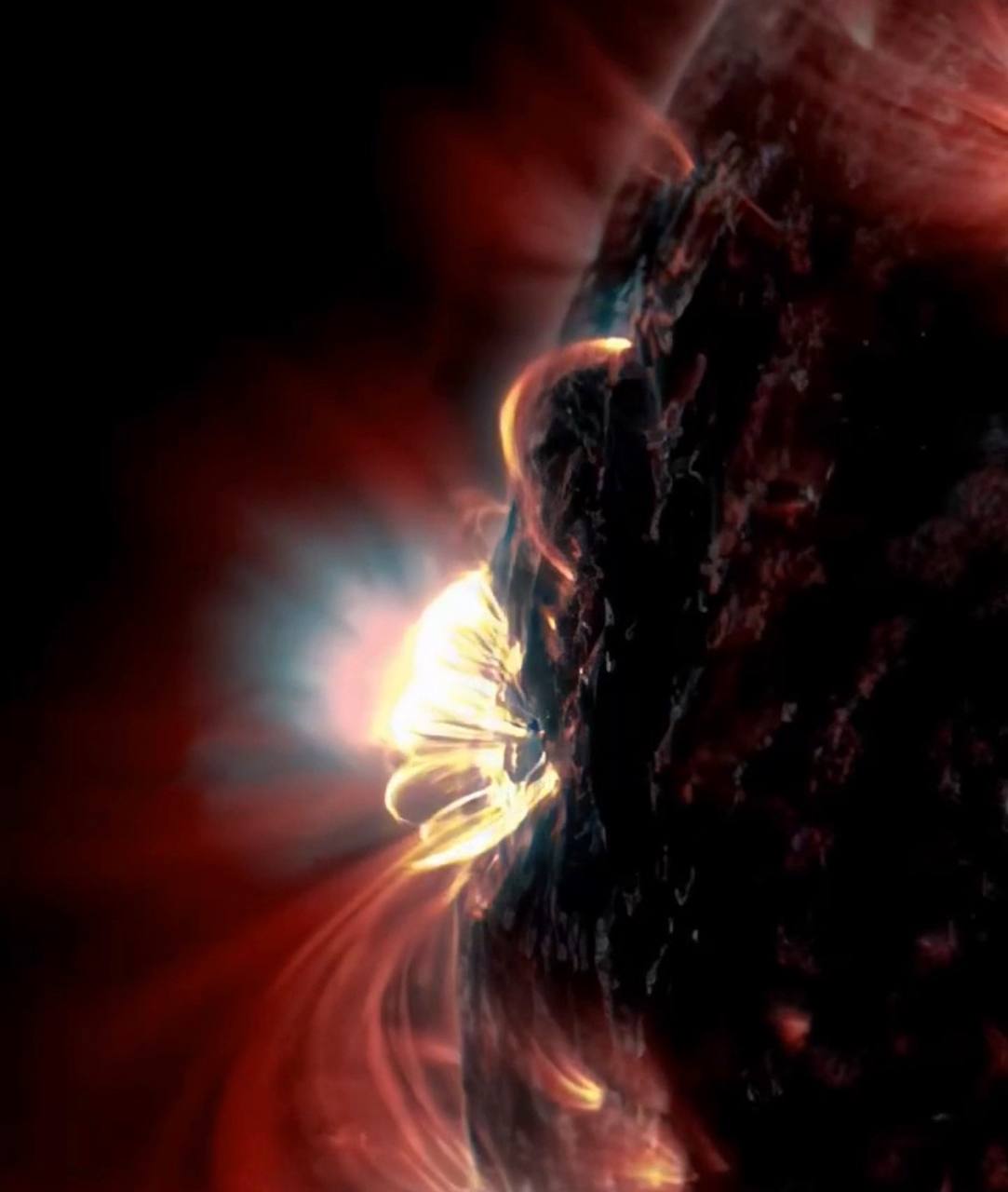 3422 Saulės žybsnių Dalelės Pasiekia Netikėtai Aukštą Temperatūrą