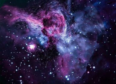 3446 Stipriosios Vėjai Iš Eta Karinae Iškreipia ūko Magnetinius L