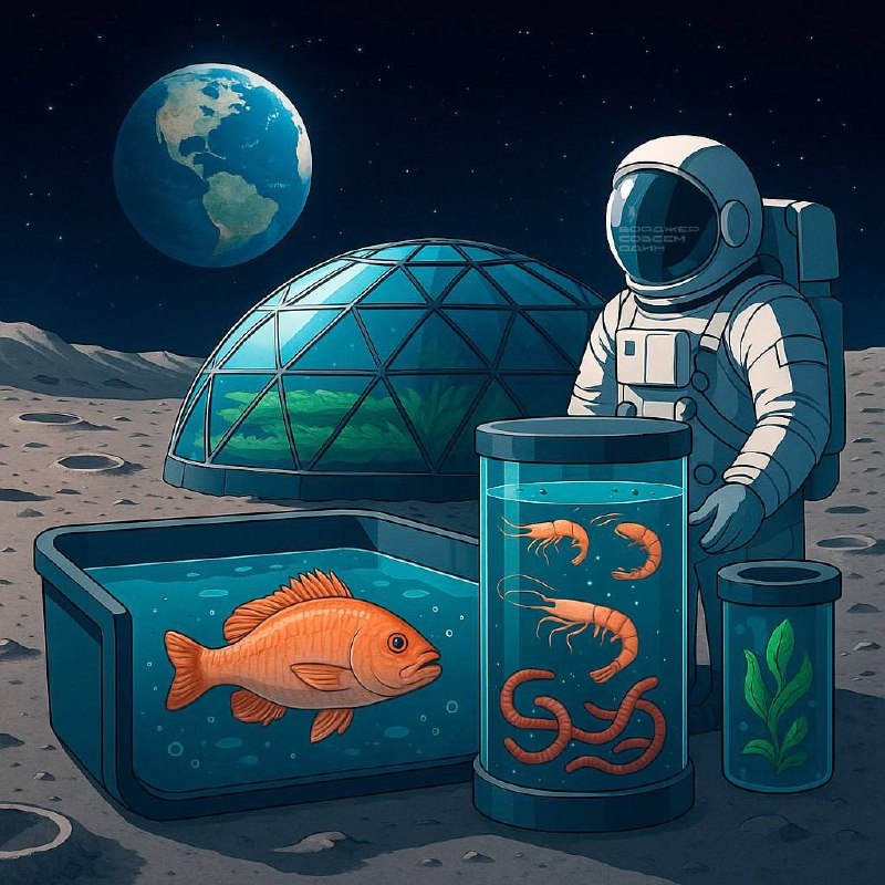 3451 Prancūzų Mokslininkų Idėja Užauginti žuvis Mėnulyje