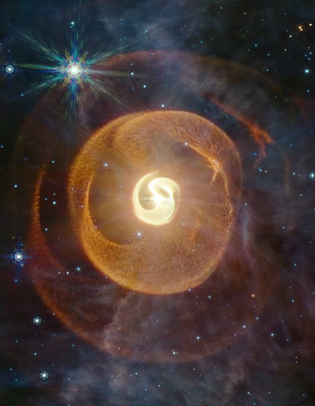 3460 James Webb Teleskopas Atskleidžia įspūdingą Spiralę Ir Trigu