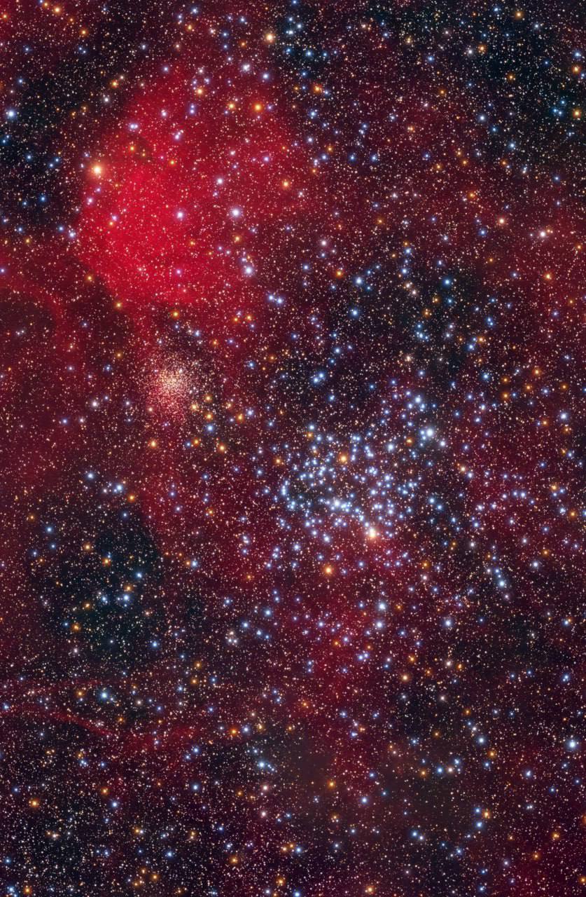 4255 Žvaigždžių Sankaupa M35 Ir Aplinkinės ūkanos