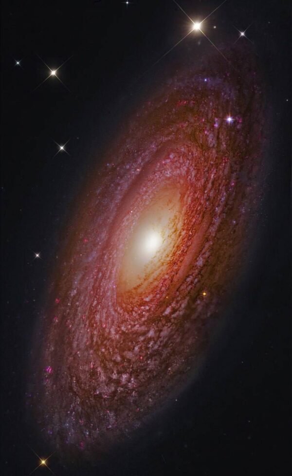 4256 Paslaptinga Ngc 2841 Galaktika Didžiojoje Meškos žvaigždyne