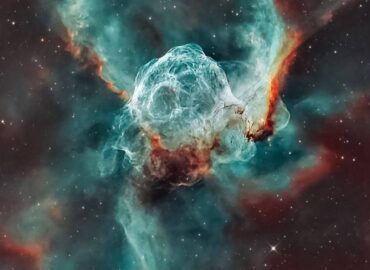 4291 Toras Šalmo ūkas Didingas Kosminis Reginys