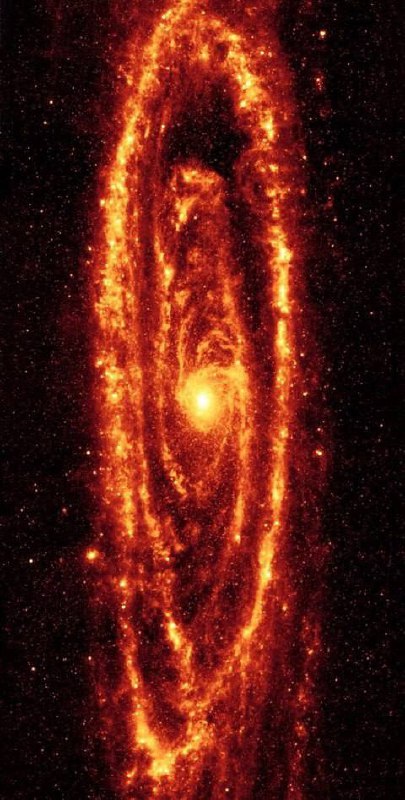 4320 Andromedos Galaktikos Infraraudonųjų Spindulių Portretas Iš