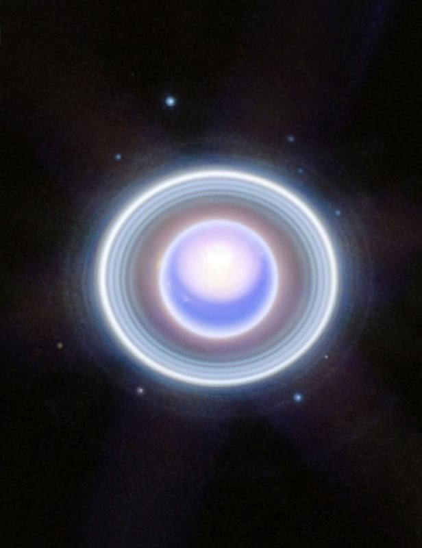 4370 Naujas Urano Vaizdas Užfiksuotas James Webb Teleskopu