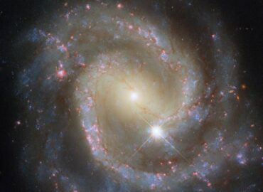 4375 Spiralinė Galaktika Ngc 3507 Hubble Savaitės Nuotraukoje