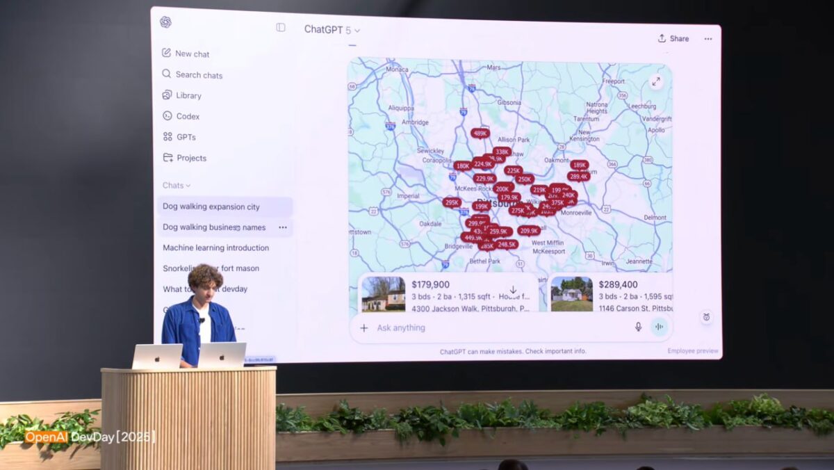 ChatGPT naujas įgūdis bendrauti su kompiuterio ir išmaniojo telefono programomis