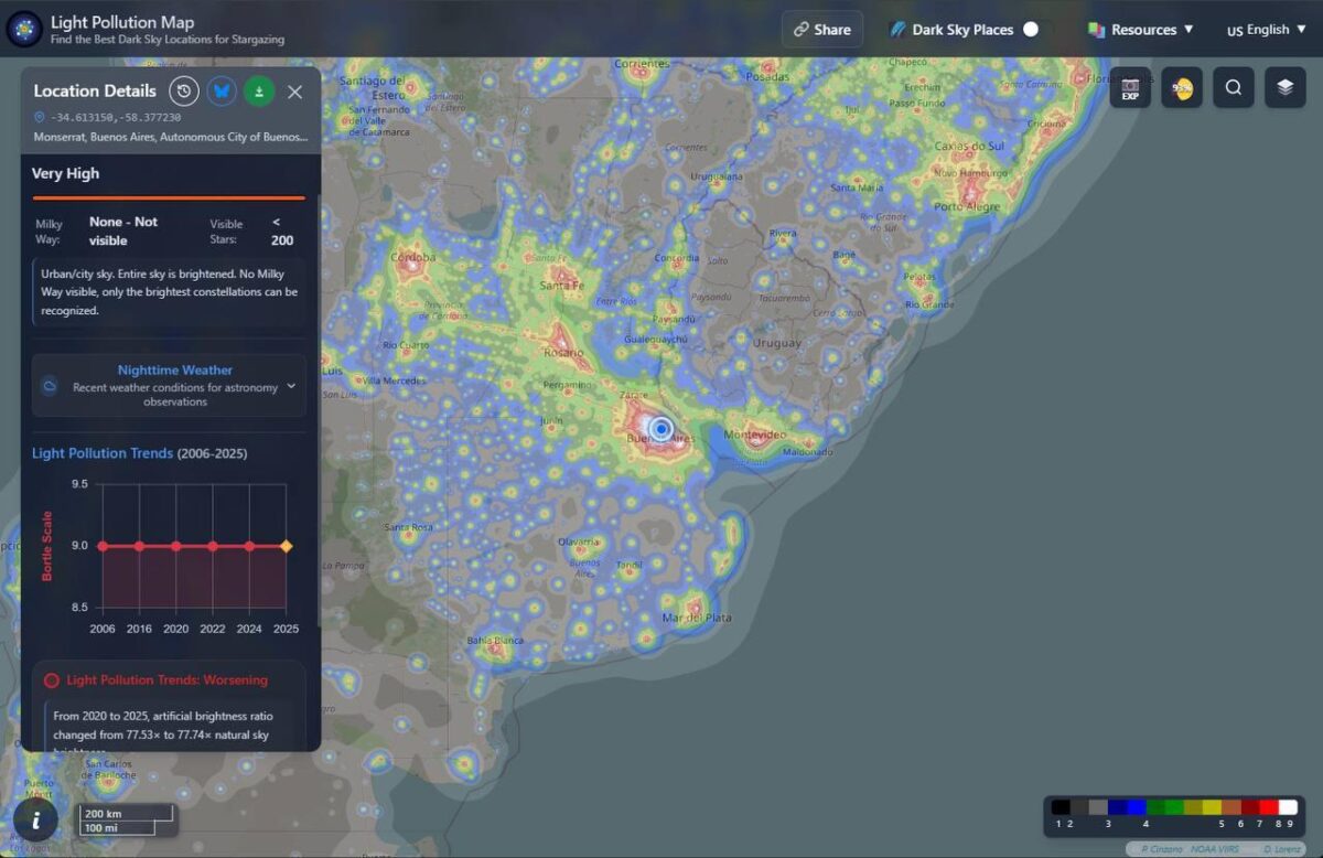 5588 Nauja žvaigždžių Stebėjimo žemėlapio Platforma