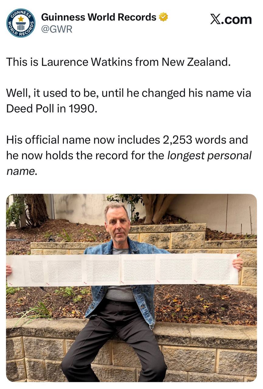 5590 Naujosios Zelandijos Gyventojas Nustatė Rekordą Su Ilgiausiu